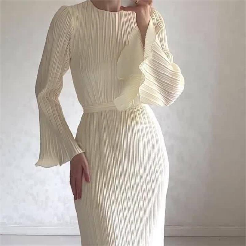 💕Free shipping💕New Elegant Flare Sleeves Dress - Timeless & Flattering