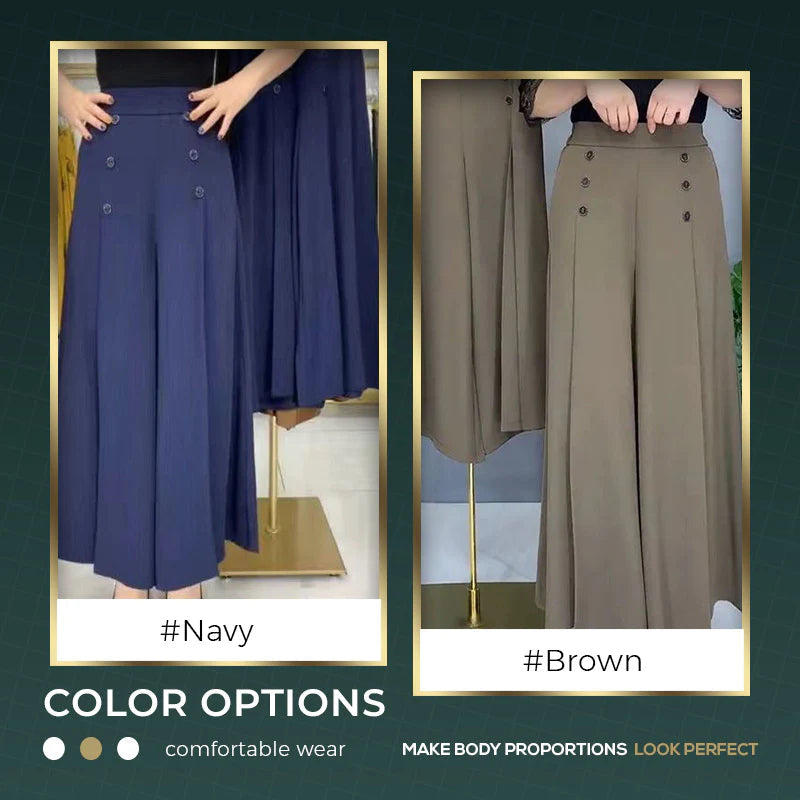 Comfortable & Skin-Friendly Pleated Wide Leg Pants