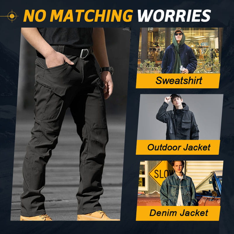 Men's Outdoor Hiking Waterproof Warm Pants