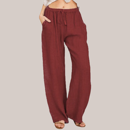 💕HOT SALE 50% OFF💕Women's Summer Cotton Linen Wide Leg Pants