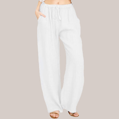 💕HOT SALE 50% OFF💕Women's Summer Cotton Linen Wide Leg Pants