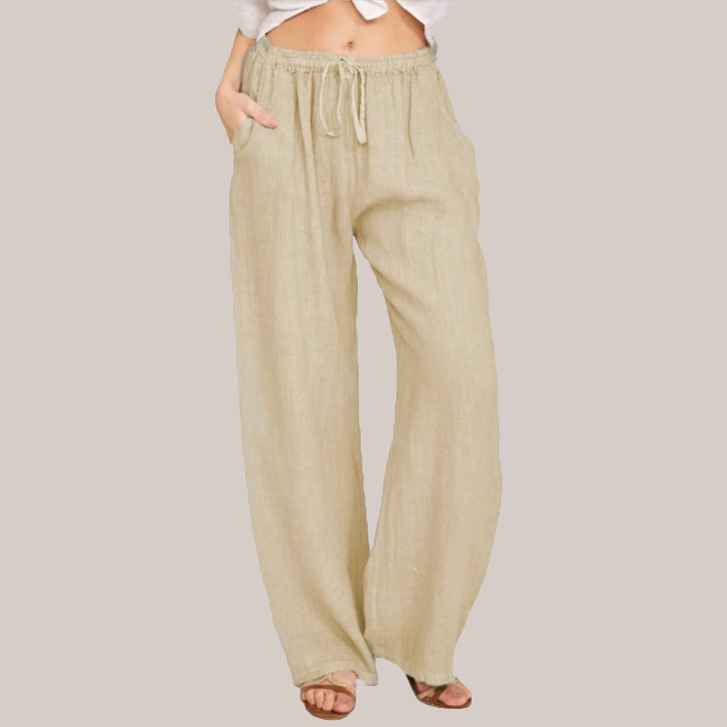 💕HOT SALE 50% OFF💕Women's Summer Cotton Linen Wide Leg Pants