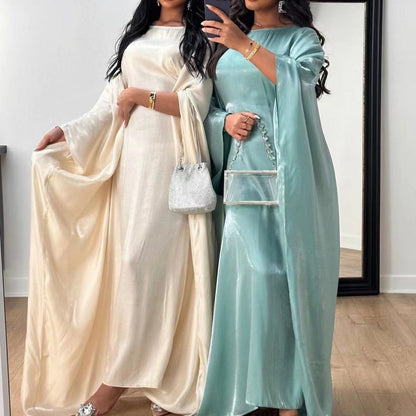 🎉 LIMITED TIME OFFER 50% OFF 🎉 Women's Elegant Flowing Satin Long Dresses