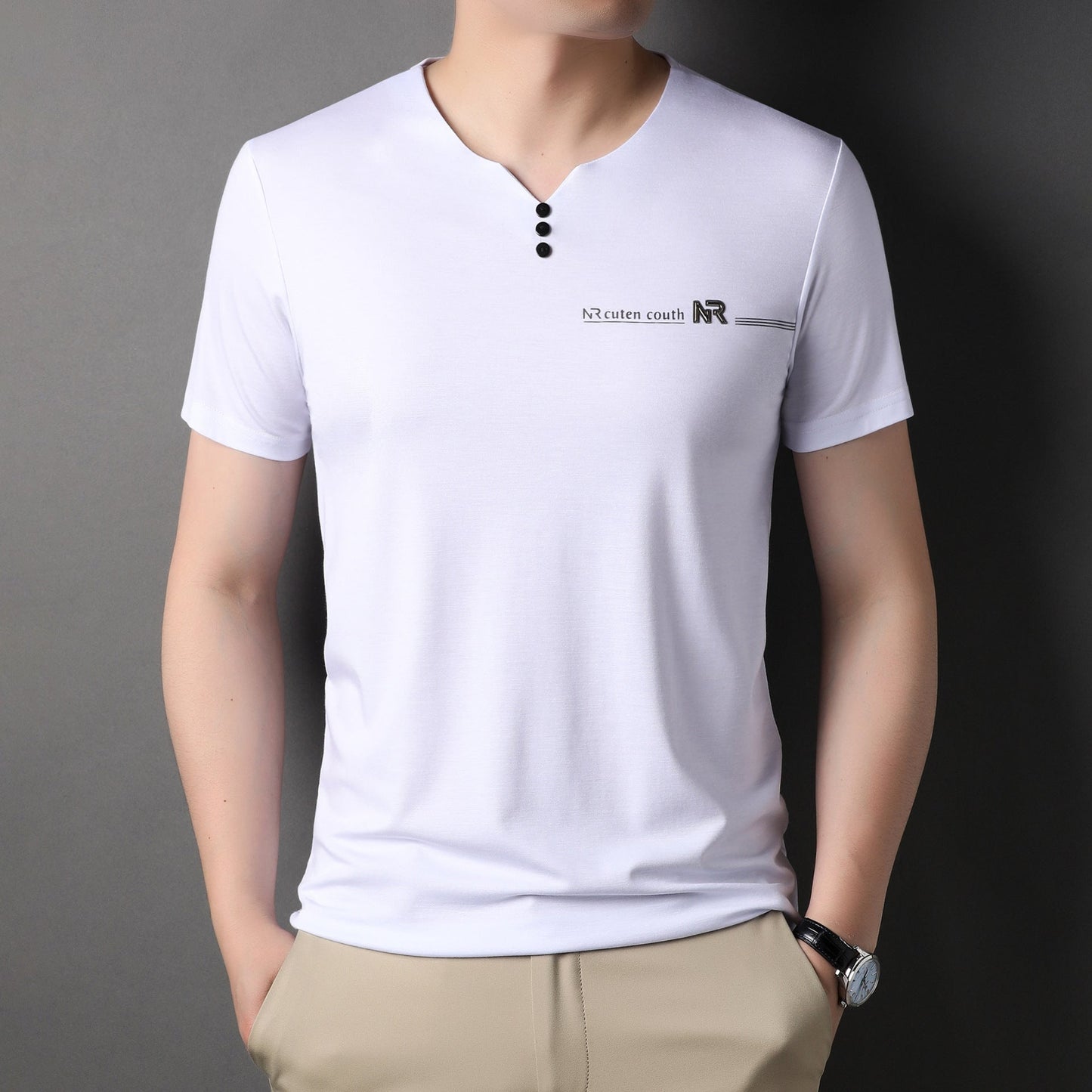 💕HOT SALE 💕Men's Stylish Soft Breathable Short Sleeve Top