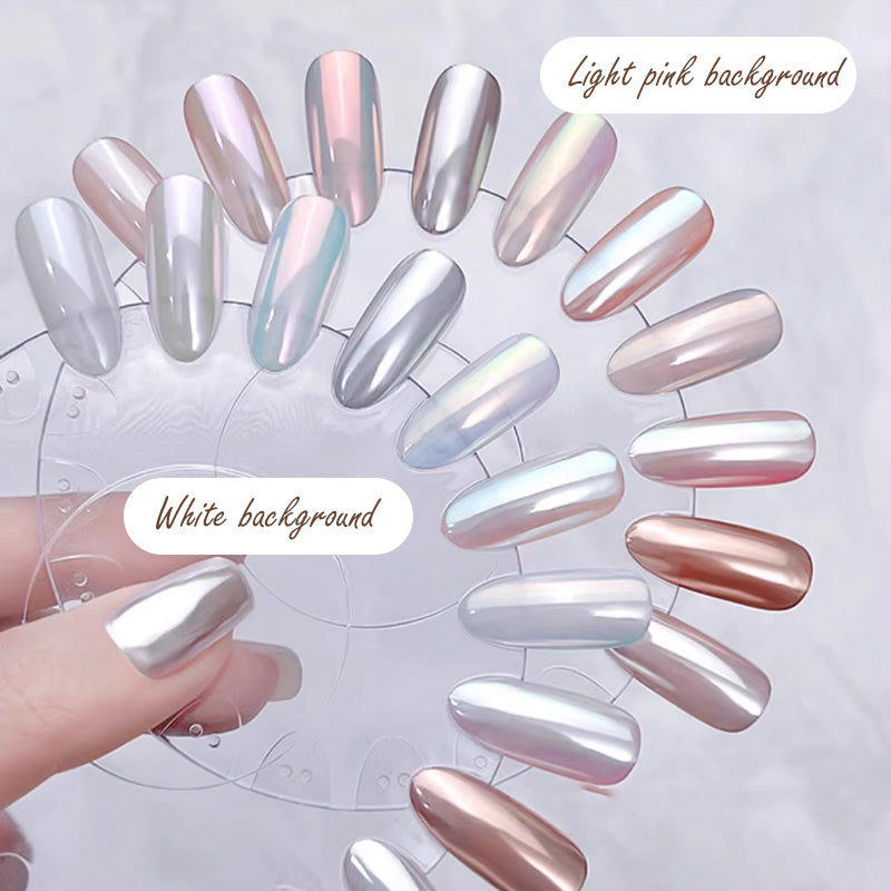 2024 New Updates🌈Chrome Mirror-Effect Nail Powder