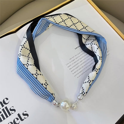 Magnetic Buckle Printed Neckerchief for Women