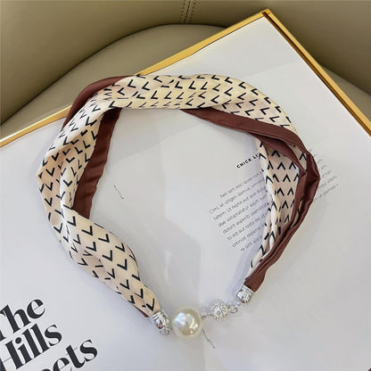 Magnetic Buckle Printed Neckerchief for Women