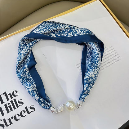 Magnetic Buckle Printed Neckerchief for Women