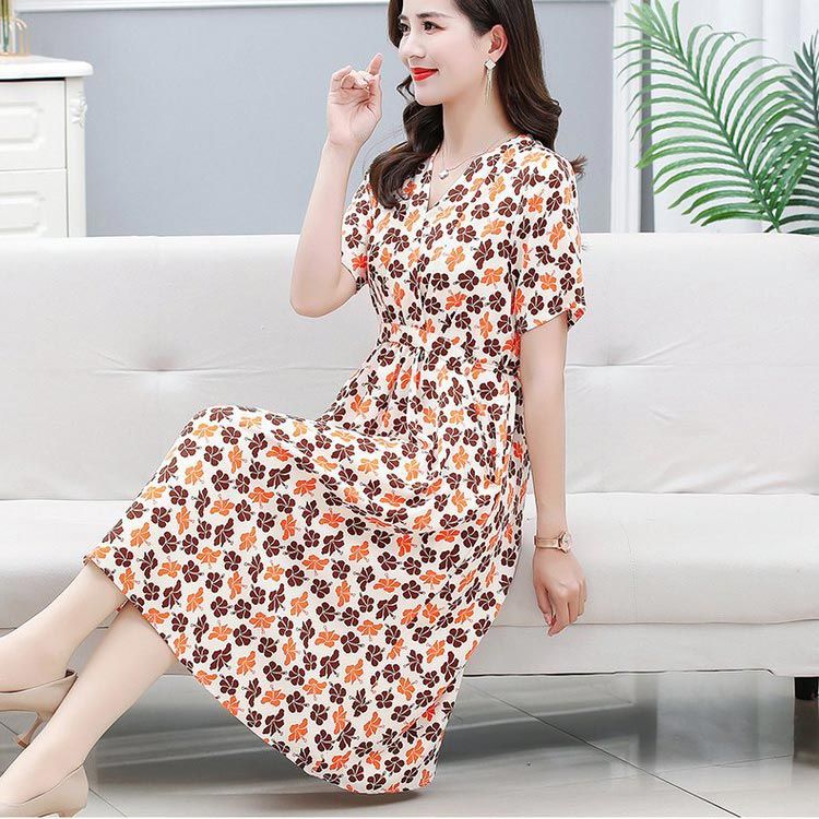 💕HOT SALE 52% OFF💕Women's Elegant V-neck Drawstring Waist Dress