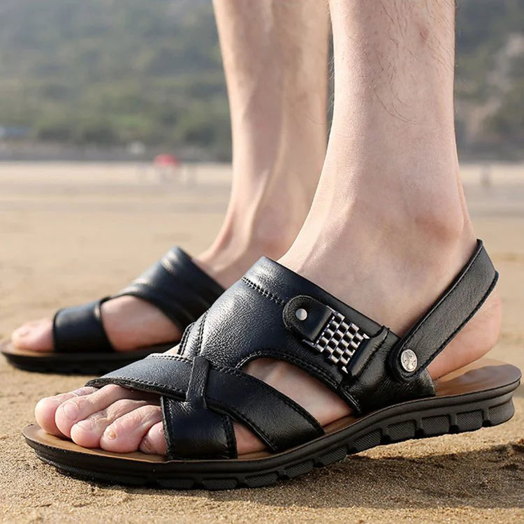 Men's Cowhide Outdoor Dual-purpose Sandals