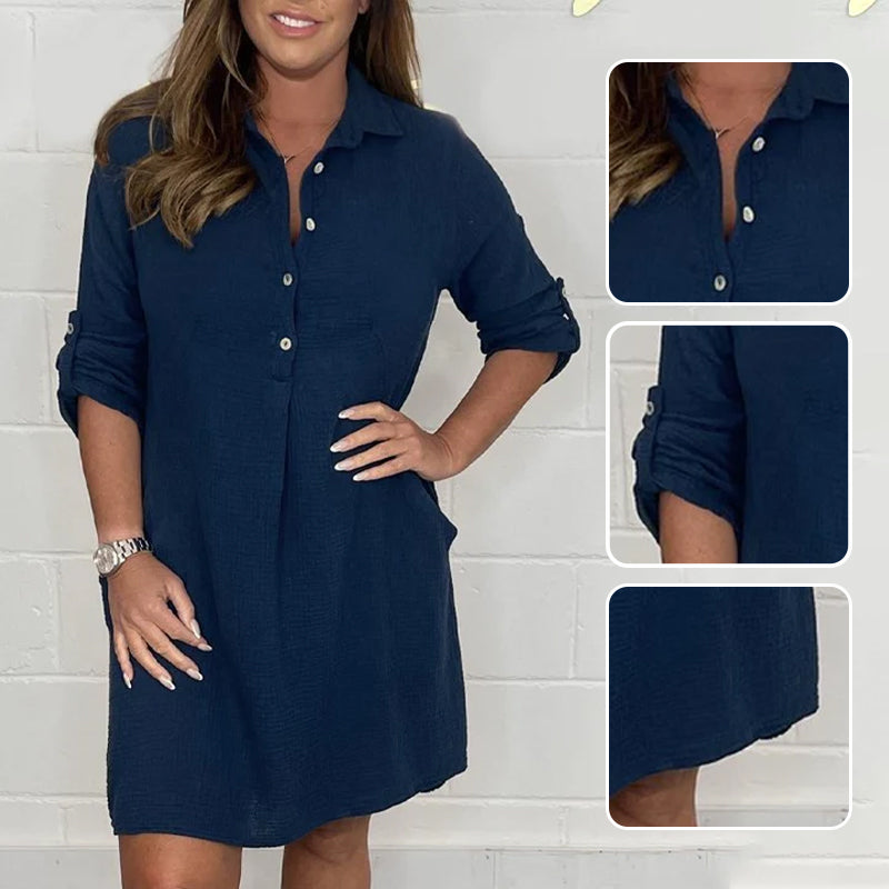 🔥BUY 2 GET FREE SHIPPING💝Women’s Summer Plus Size Shirt Dress