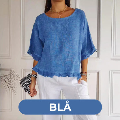 🔥BUY 2 GET FREE SHIPPING-50% OFF🔥Summer cotton linen top with loose fit