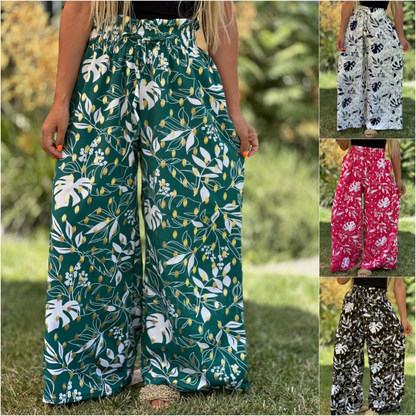 🌷HOT SALE 50% OFF🌷Women's Printed Wide Leg Pants