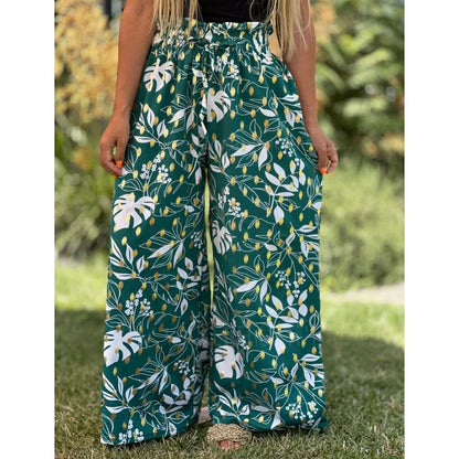 🌷HOT SALE 50% OFF🌷Women's Printed Wide Leg Pants