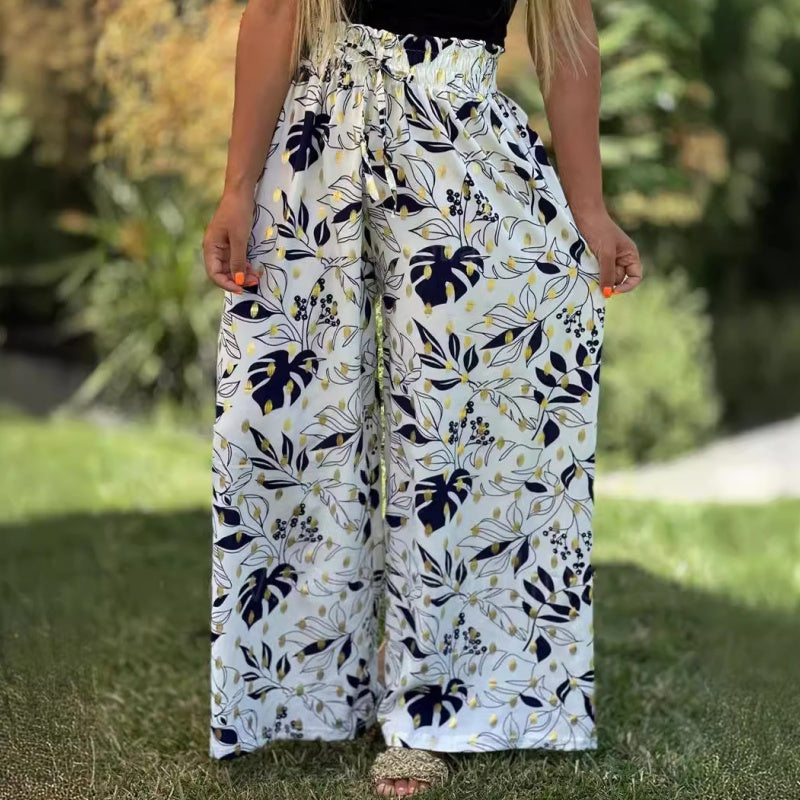 🌷HOT SALE 50% OFF🌷Women's Printed Wide Leg Pants