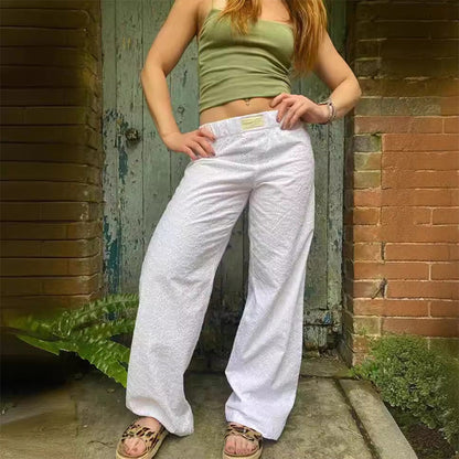 🔥2024 Hot Sale🔥Women Striped Casual Relaxed Fit Straight Lounge Pants