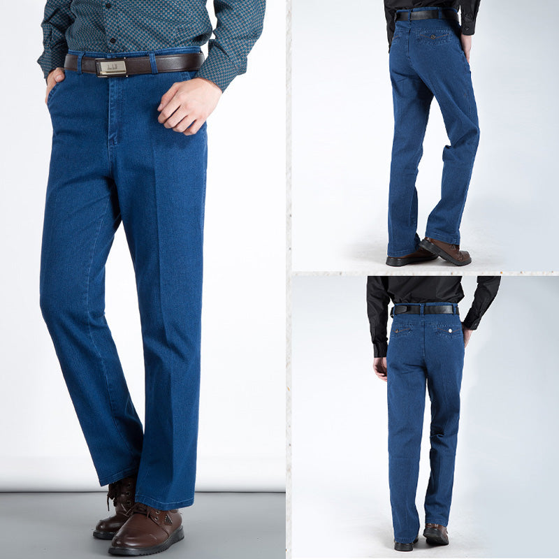 🦋HOT SALE 💕Men’s High Waist Straight Fit Jeans（50% OFF）