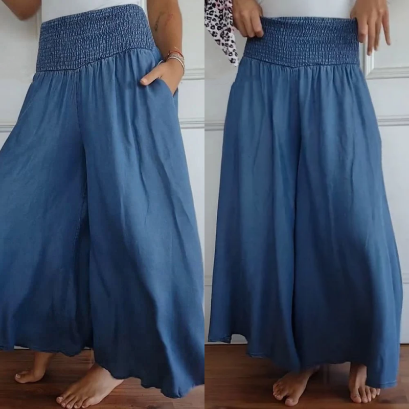 💕Women's Trendy High Waist Wide Leg  with Pockets