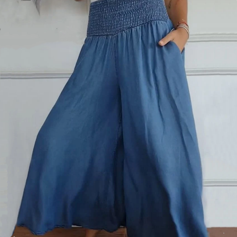 💕Women's Trendy High Waist Wide Leg  with Pockets