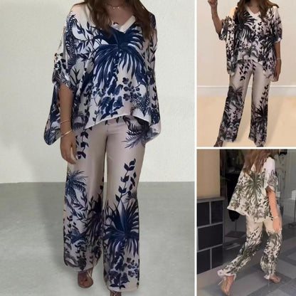 💕HOT SALE 50% OFF💕Women's Casual Botanical Print 2-Piece Set