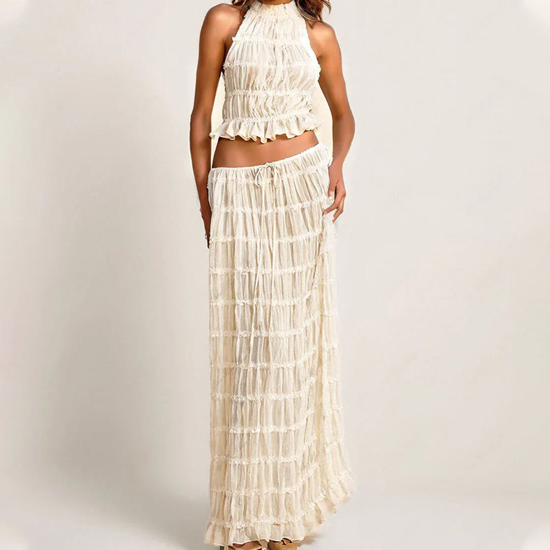 💕Summer Hot Style-50% OFF💕Women's 2 Piece Maxi Skirt Set