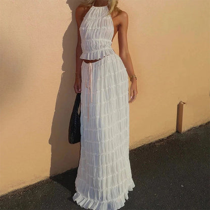 💕Summer Hot Style-50% OFF💕Women's 2 Piece Maxi Skirt Set