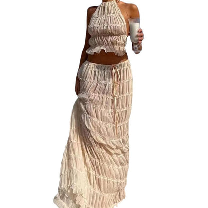 💕Summer Hot Style-50% OFF💕Women's 2 Piece Maxi Skirt Set