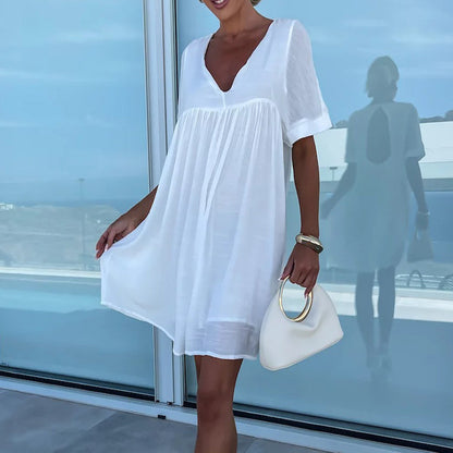 Women’s Summer Breeze Back Cut-Out Casual Dress