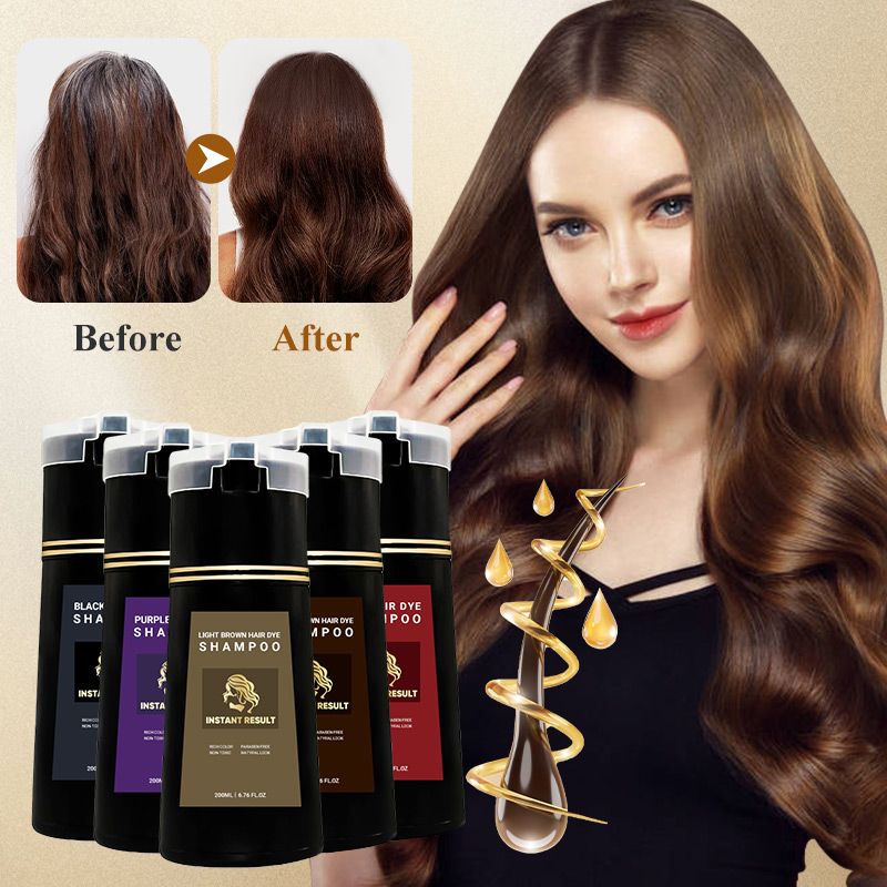 🎅Christmas Specials 60% OFF🎁🎄Instant Result Hair Dye Shampoo