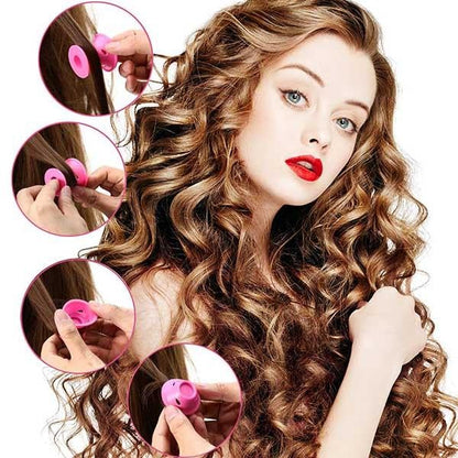 🔥 Hot Sale 50% OFF🔥No Heat Silicon Hair Curlers 💇‍♀️A hair salon at home