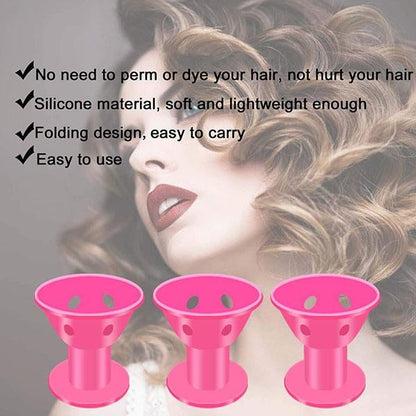 🔥 Hot Sale 50% OFF🔥No Heat Silicon Hair Curlers 💇‍♀️A hair salon at home