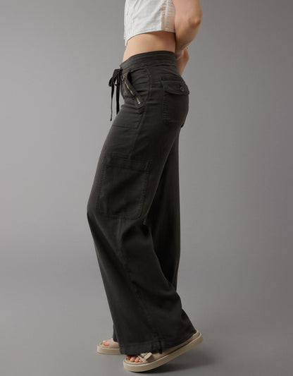 🔥BUY 2 GET 10% OFF💝Linen-Blend Wide-Leg Cargo Pant