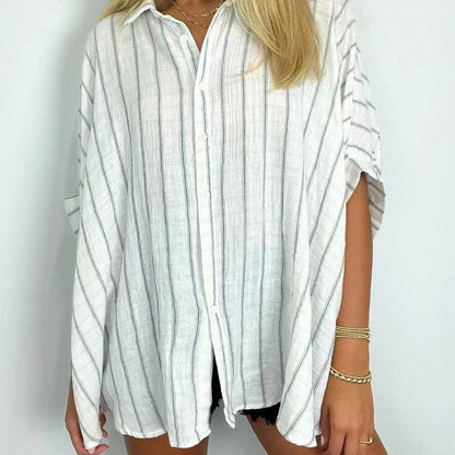 🔥Limited Time 52% OFF🔥Women's Casual Striped Shirt