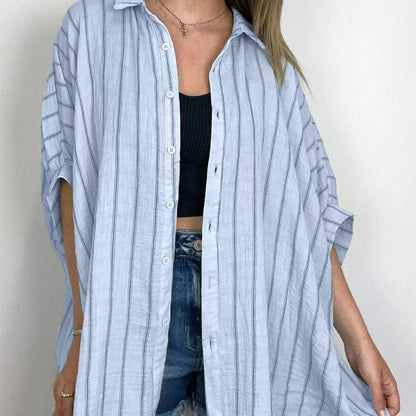 🔥Limited Time 52% OFF🔥Women's Casual Striped Shirt