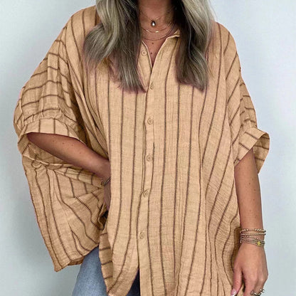 🔥Limited Time 52% OFF🔥Women's Casual Striped Shirt