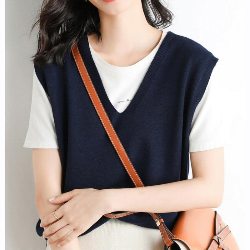 🍁Hot Sale 67% off🍁Women's Ultra-Soft V-Neck Knit Vest