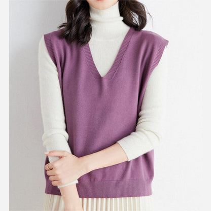 🍁Hot Sale 67% off🍁Women's Ultra-Soft V-Neck Knit Vest