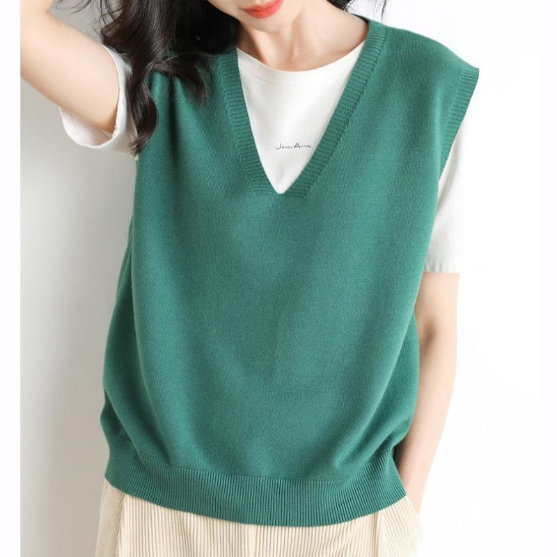 🍁Hot Sale 67% off🍁Women's Ultra-Soft V-Neck Knit Vest