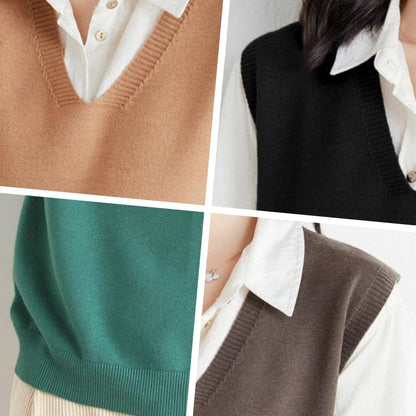 🍁Hot Sale 67% off🍁Women's Ultra-Soft V-Neck Knit Vest