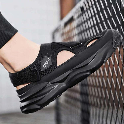 ✨Hot Sale 55% off✨ Fashionable Comfortable High Platform Men's Mesh Sandals-Comfortable walking