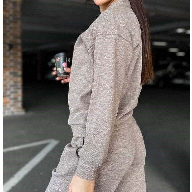 🌷Hot SALE 56% OFF🔥Women's Knitted Buttoned Jacket and Pants Two-piece Set