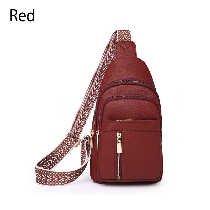 🔥Hot Sale 50% OFF🔥Women's Vintage PU Leather Chest Bag