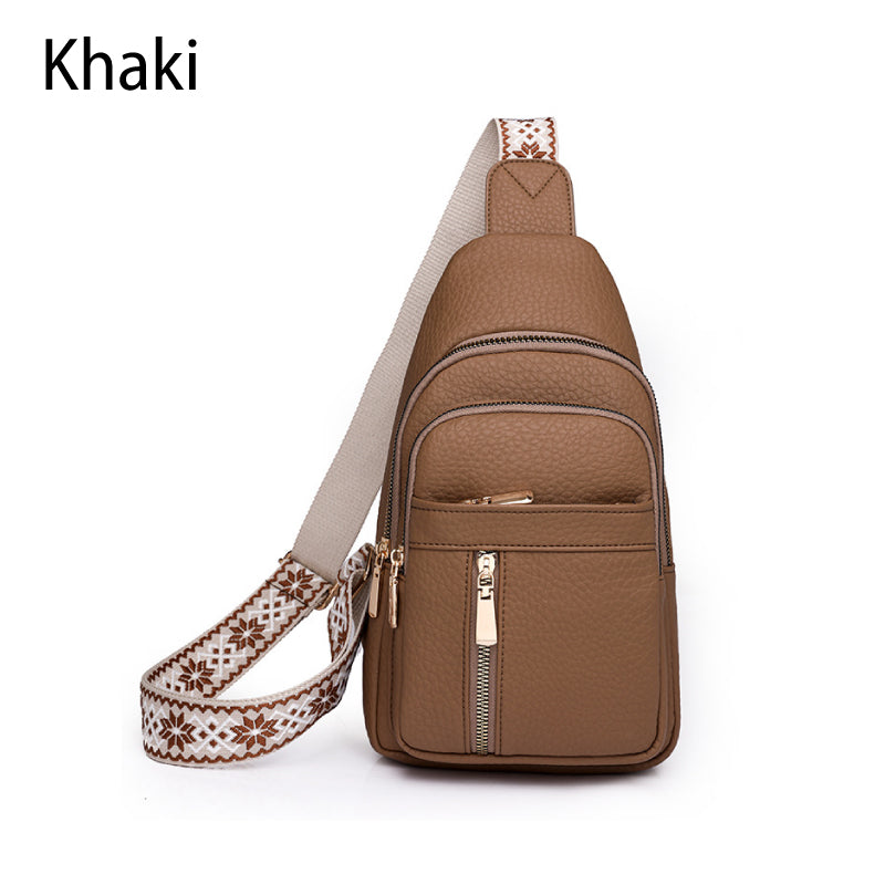 🔥Hot Sale 50% OFF🔥Women's Vintage PU Leather Chest Bag