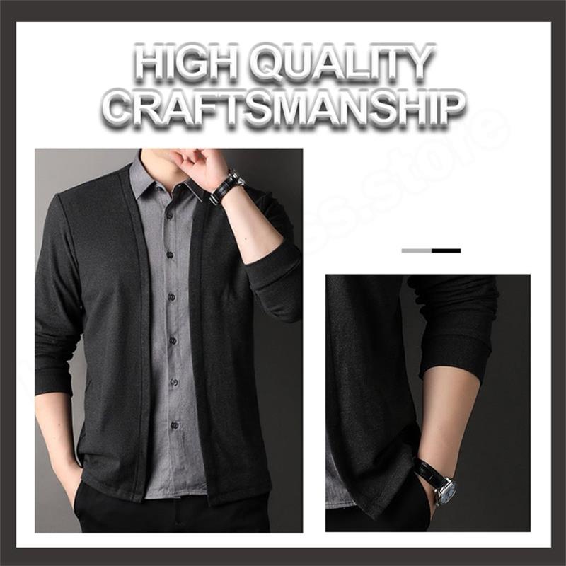 💥Hot Sale 64% off🍃Men's False two-piece knit shirt