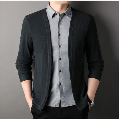 💥Hot Sale 64% off🍃Men's False two-piece knit shirt