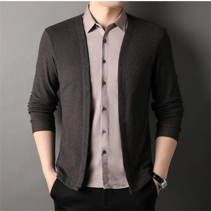 💥Hot Sale 64% off🍃Men's False two-piece knit shirt