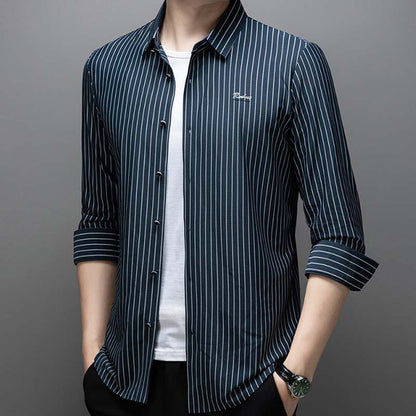 ✨Hot Sale 50% OFF✨Men's Classic Striped Shirt-Stand Out with Classic Stripes!