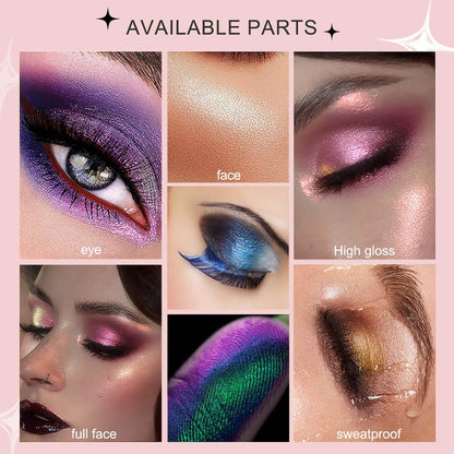 🌸Late summer sales 🌸Limited time 62% discount💕Double chrome eye shadow