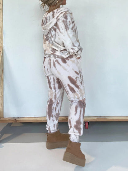 ✨New Arrival 45% OFF✨💕Tie Dye Hoodie And Sweatpants Set