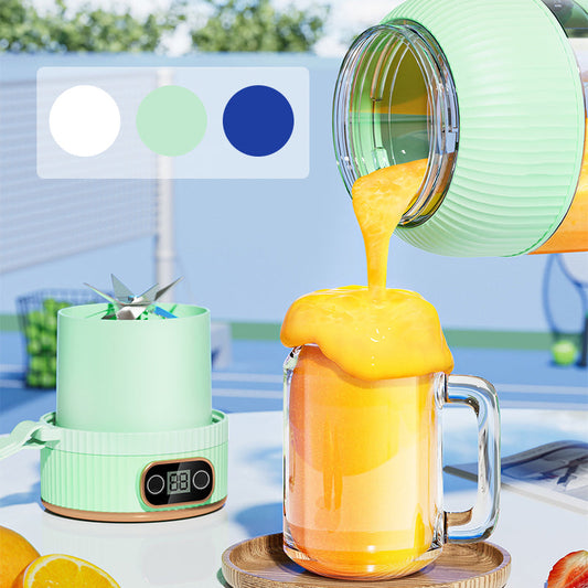 💥Sommer Heißer Verkauf ❄️Multifunctional Tragbare Saftpresse Tasse mit Digitalanzeige